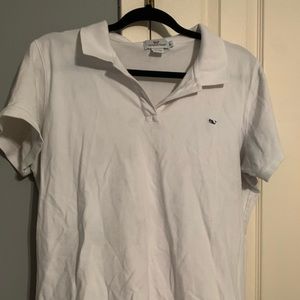 Vineyard vines white polo